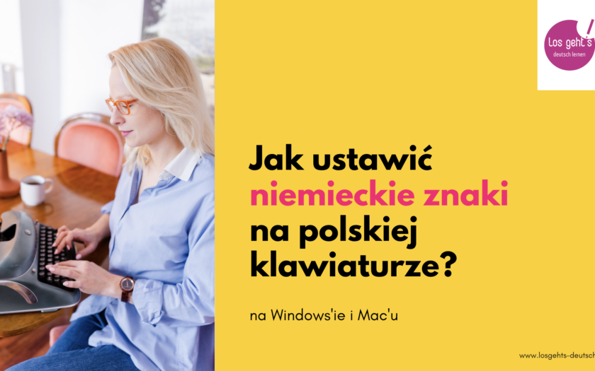 niemieckie znaki na klawiaturze