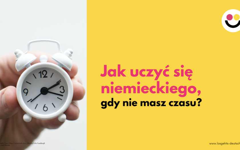 jak uczyć się niemieckiego gdy nie masz czasu