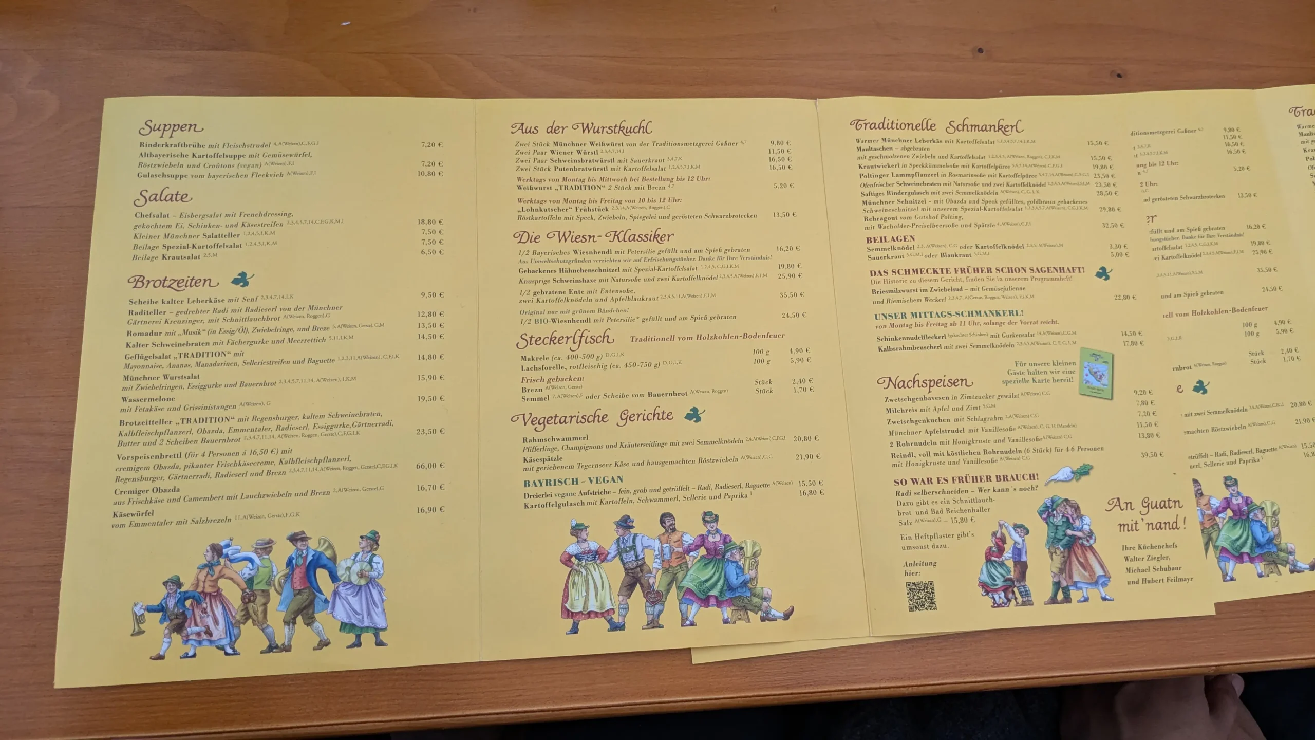 jedzenie na oktoberfest - menu